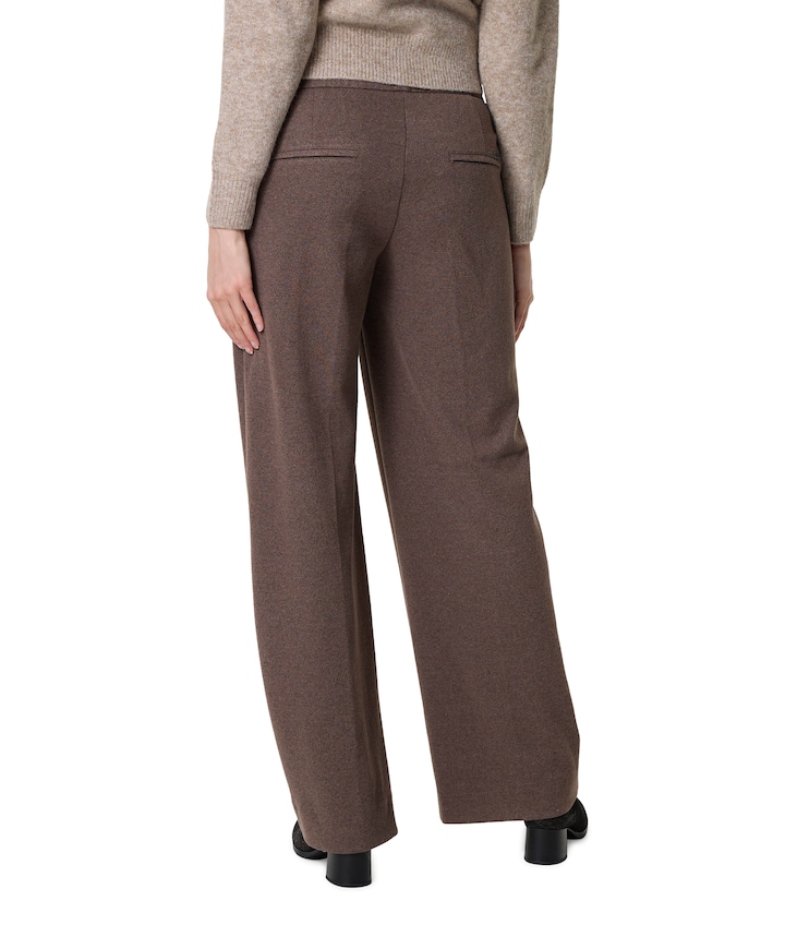 May_Wide_Leg_452 dames broek bruin