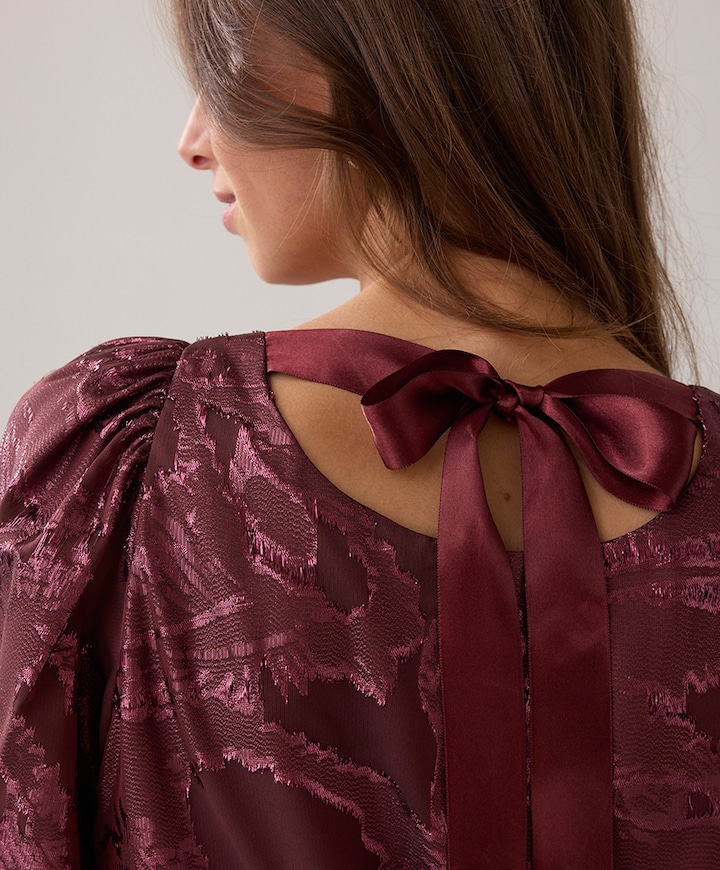 Blouse bordeaux
