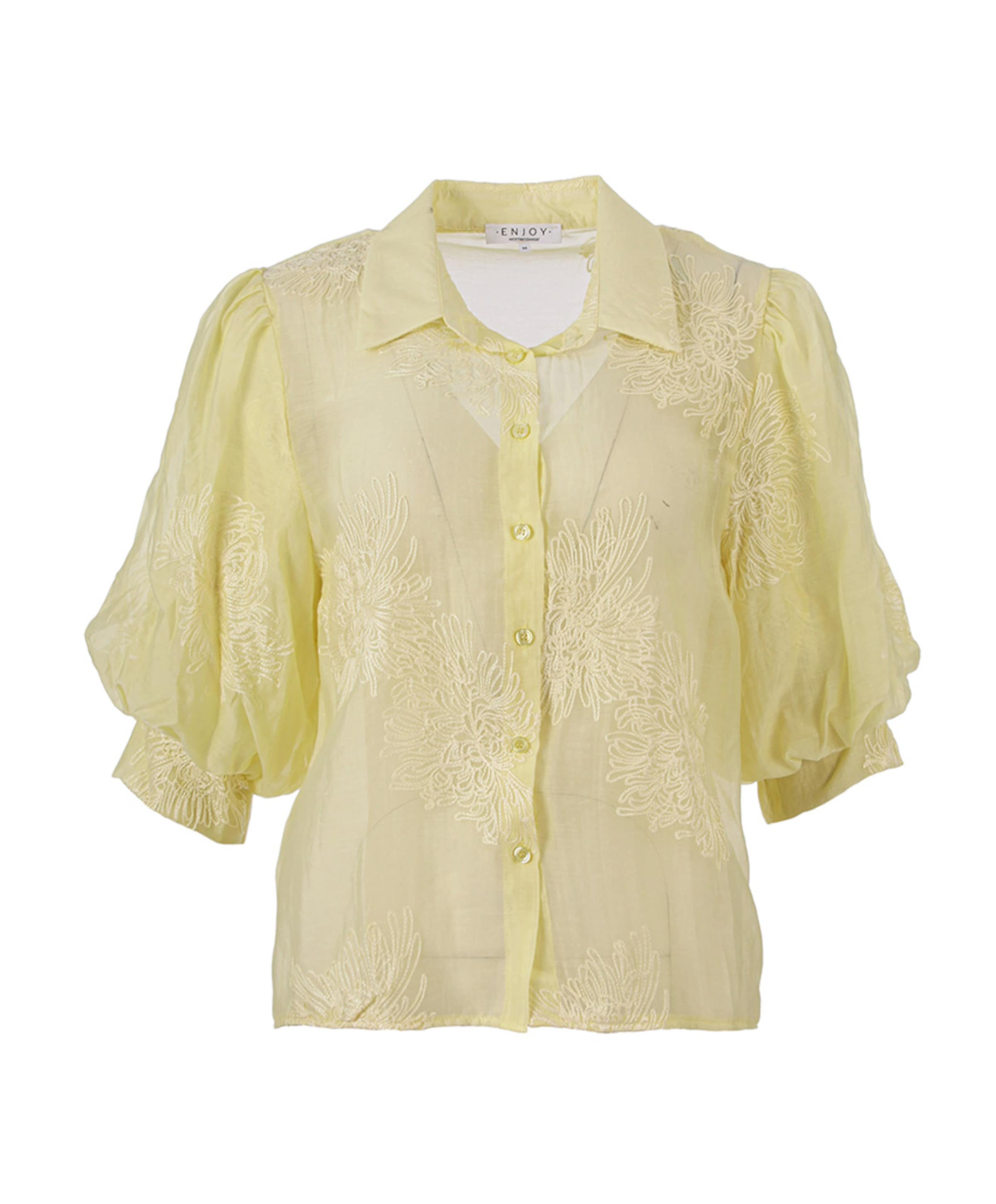 Dames blouse geel