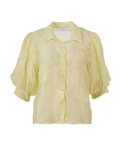 Dames blouse geel