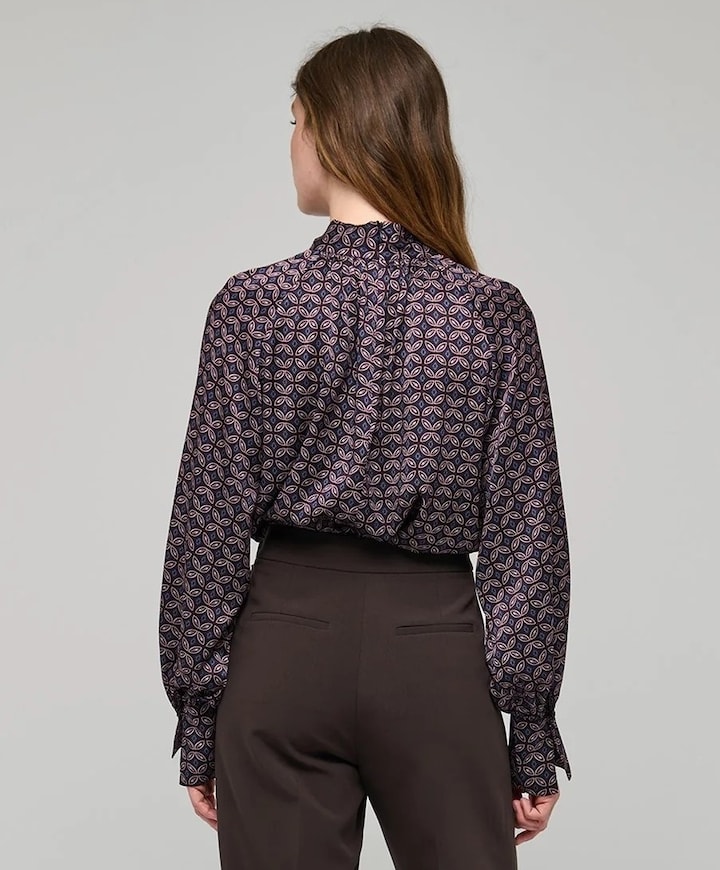 Dames blouse bordeaux