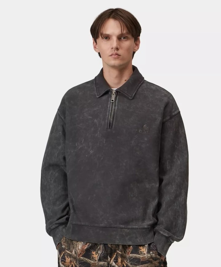 Heren polo zwart