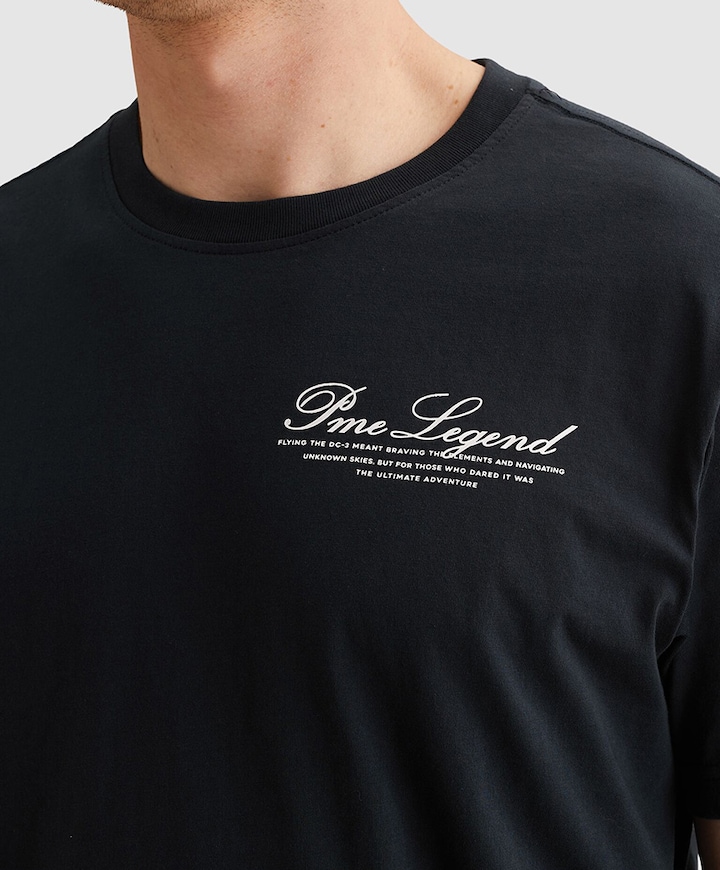 Heren T-shirt blauw