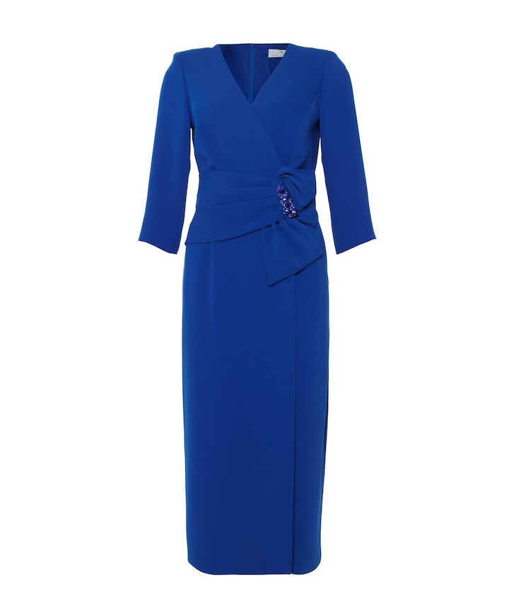 Dames jurk blauw