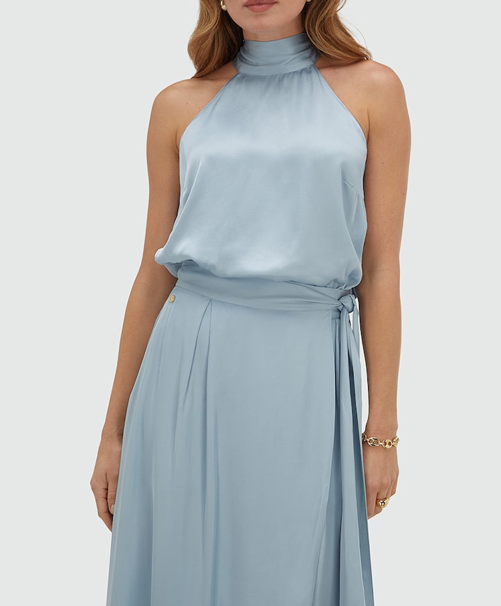 Dames top blauw