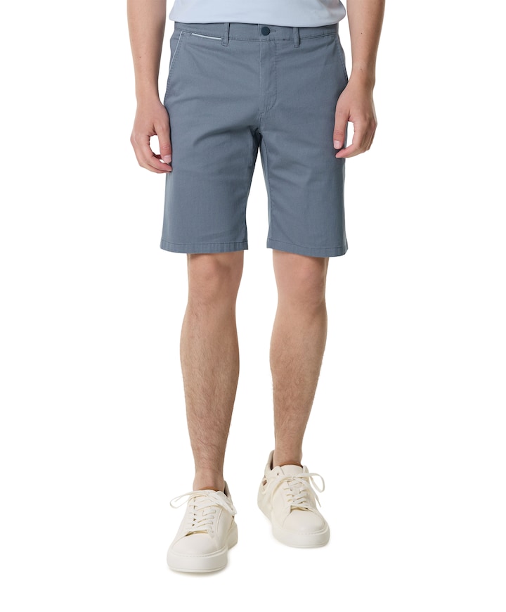 Flat Front Collection heren korte broek blauw