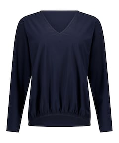Dames longsleeve blauw