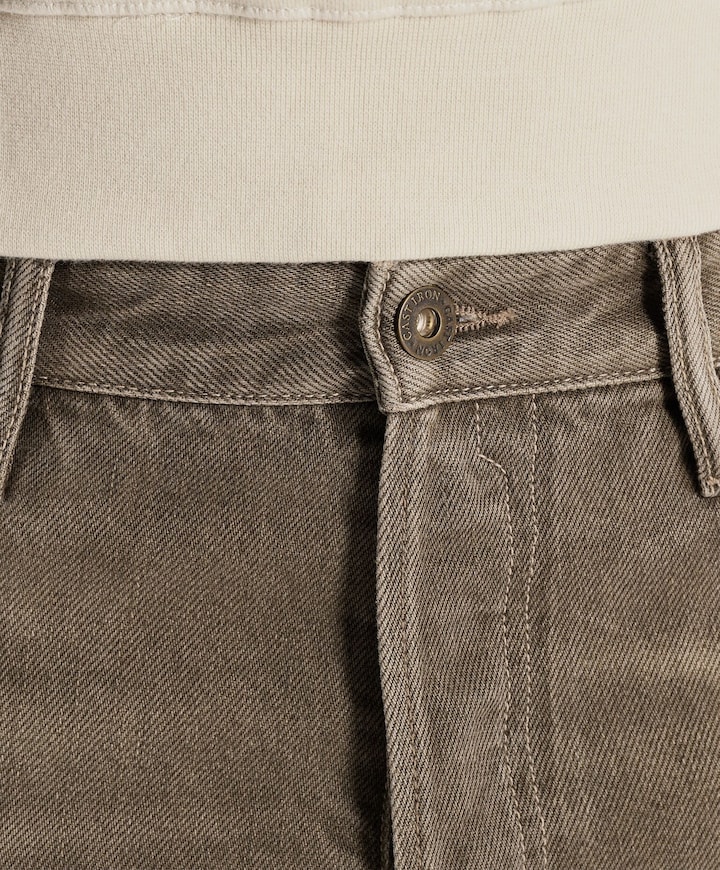 STEEPER RELAXED WINTER BROWN TINT heren jeans bruin