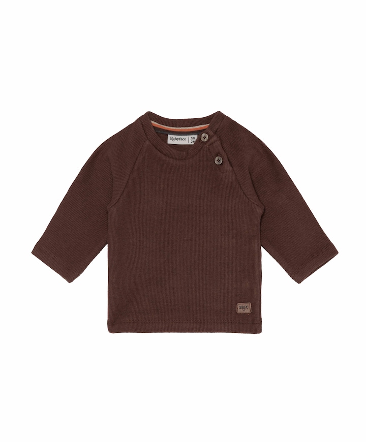 Jongens longsleeve bruin