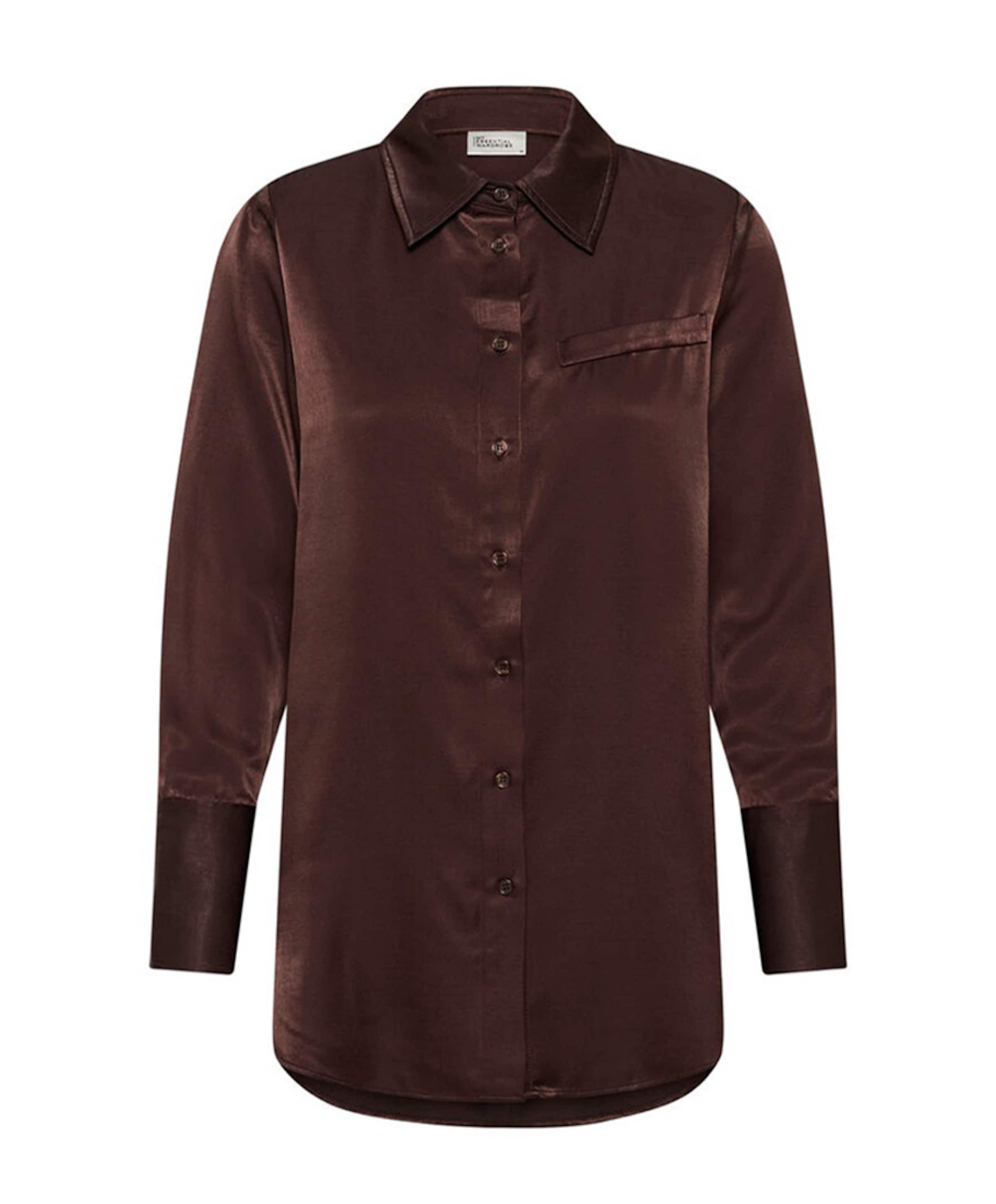 Dames blouse bruin