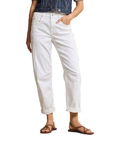 Caitlina Sidepatch dames broek wit