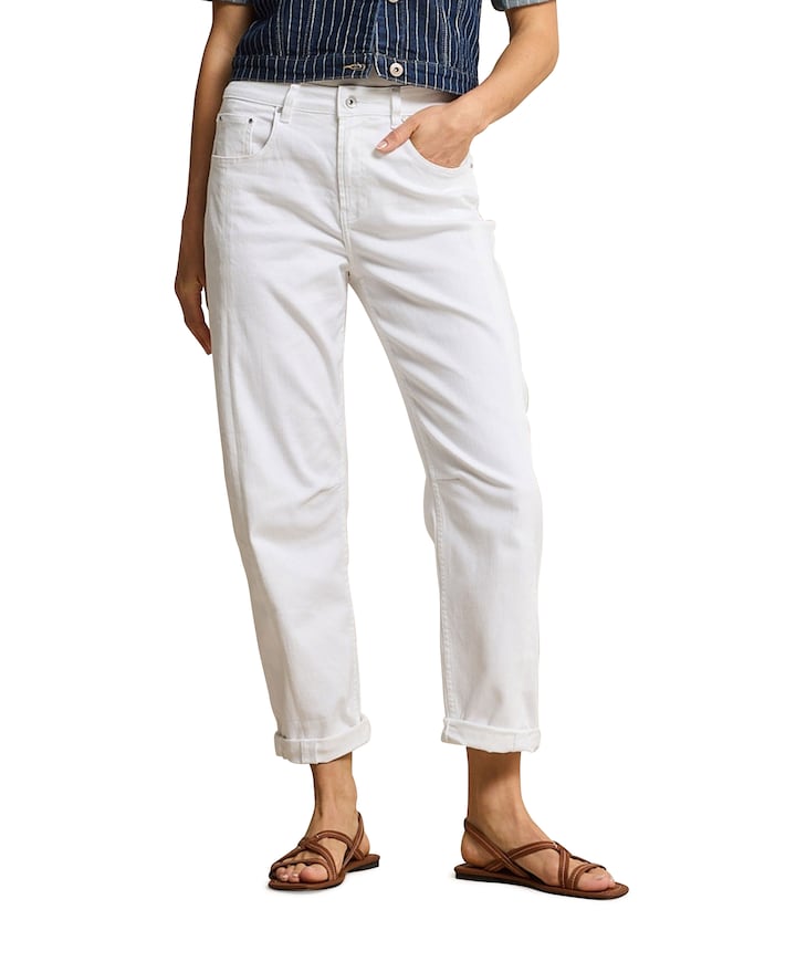 Caitlina Sidepatch dames broek wit