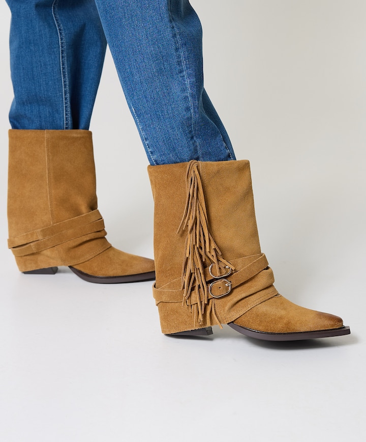 Hadly dames laarzen beige