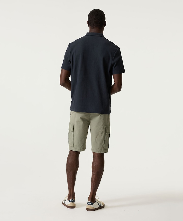 Heren polo blauw