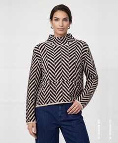 Dames trui blauw