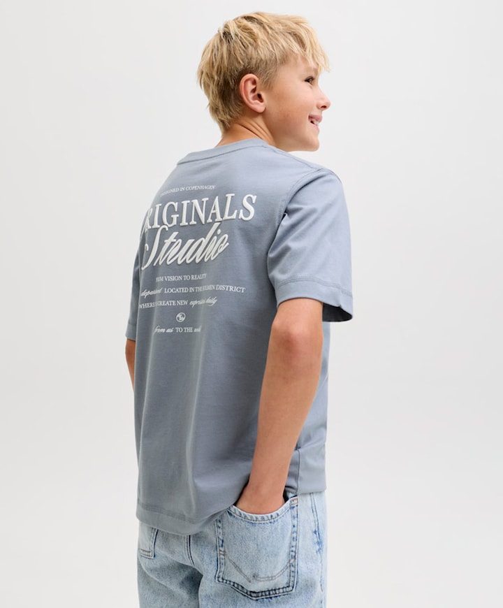 Jongens t-shirt grijs
