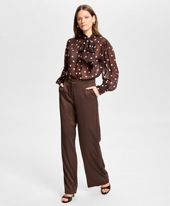 Dames blouse bruin