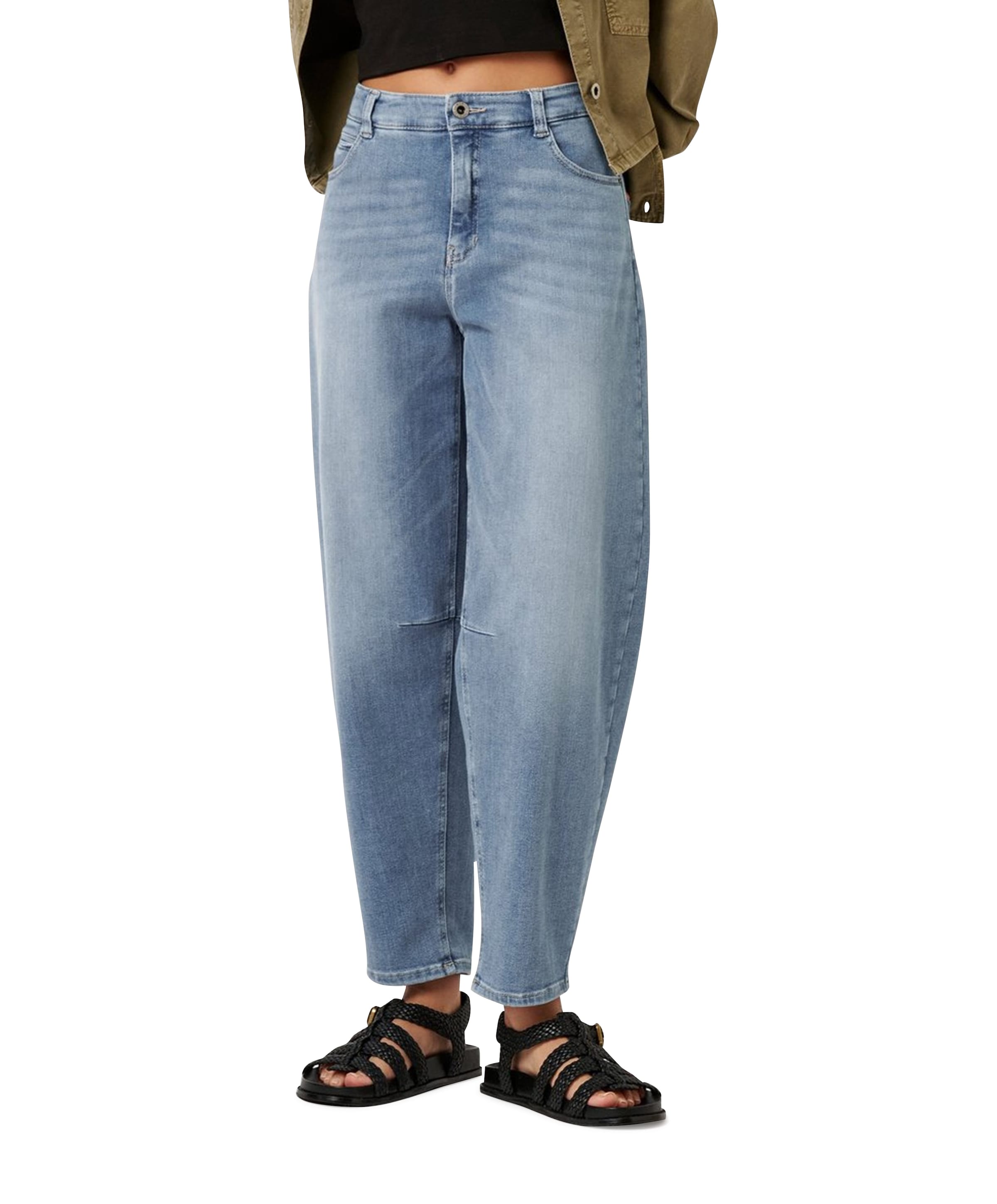 Mara Tapered dames jeans blauw