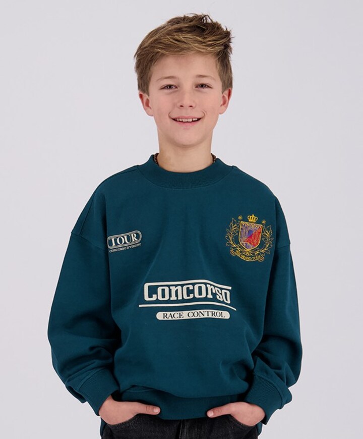 Jongens sweater blauw
