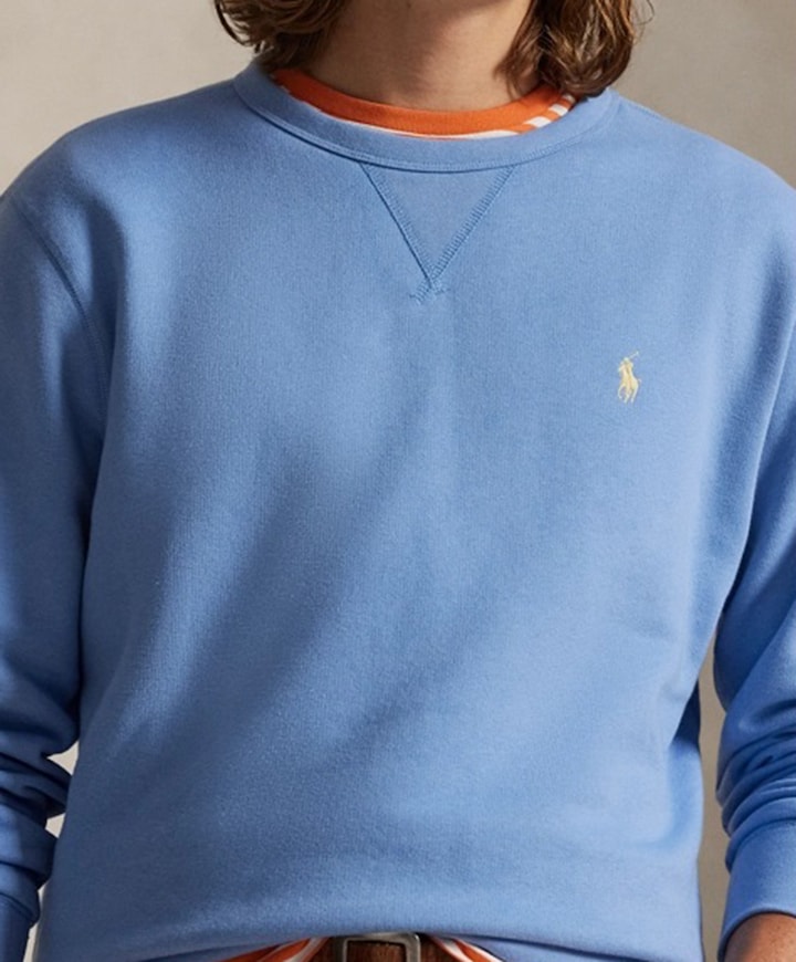 Heren sweater blauw