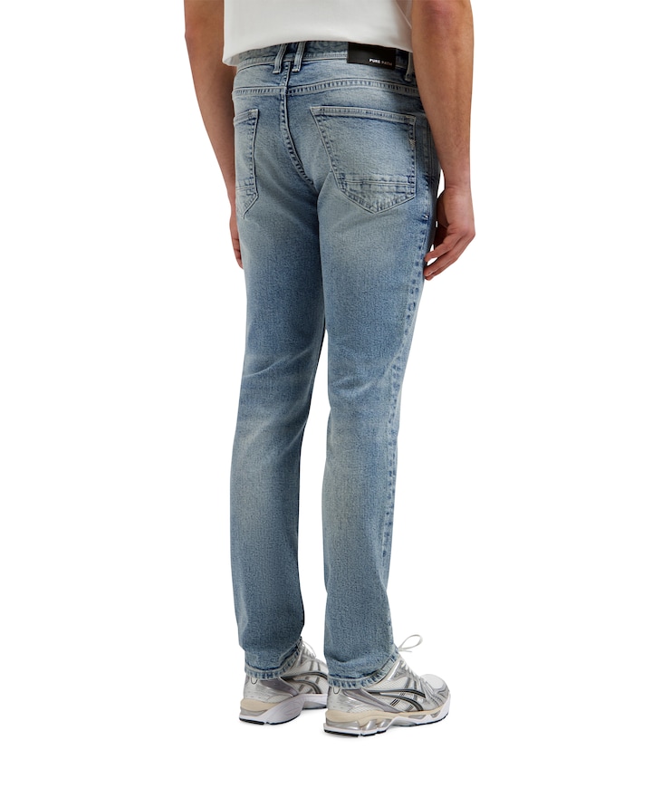 The Ryan Slim Fit Jeans heren jeans blauw