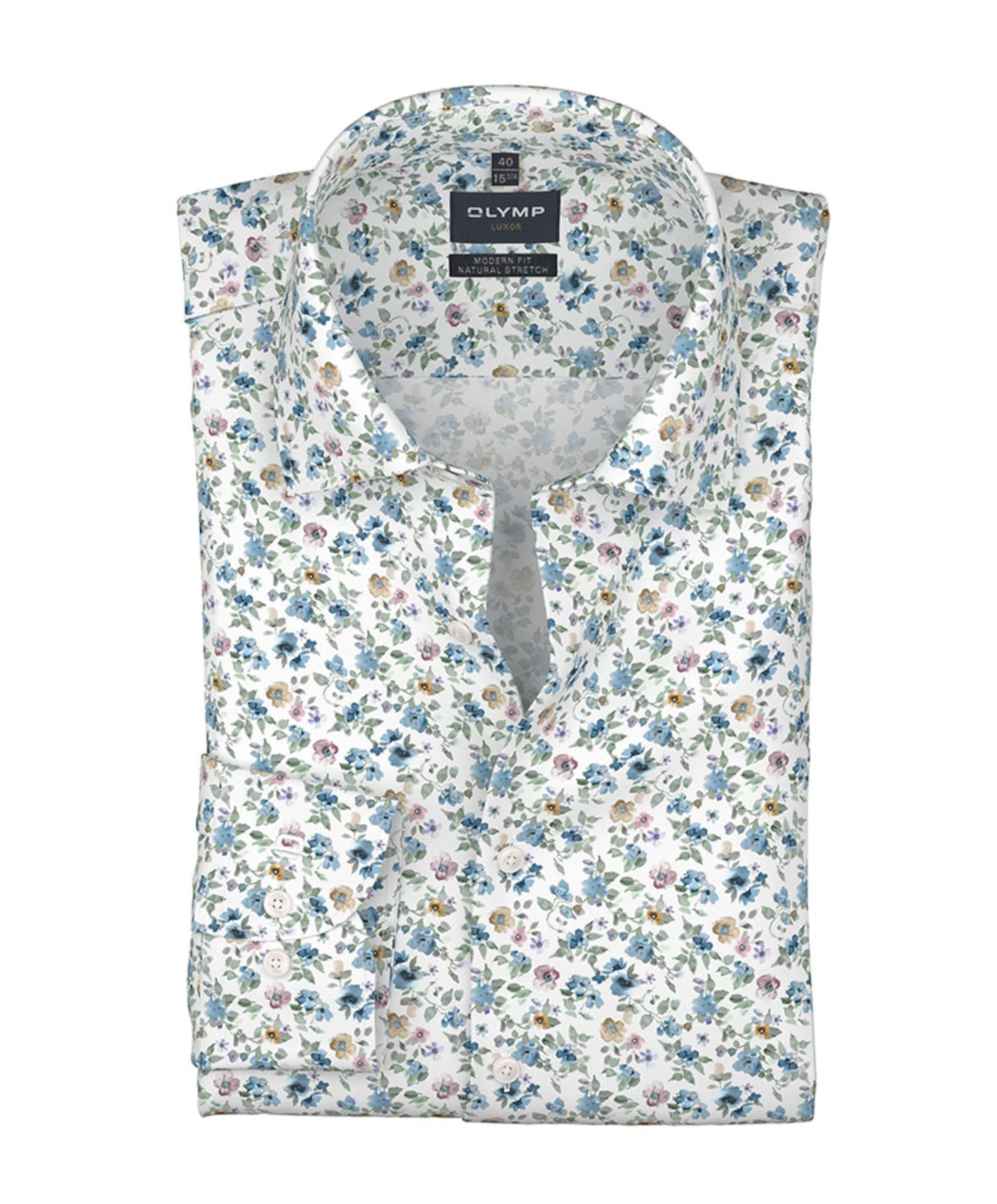 Heren overhemd lange mouw wit