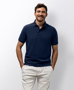 Heren polo blauw
