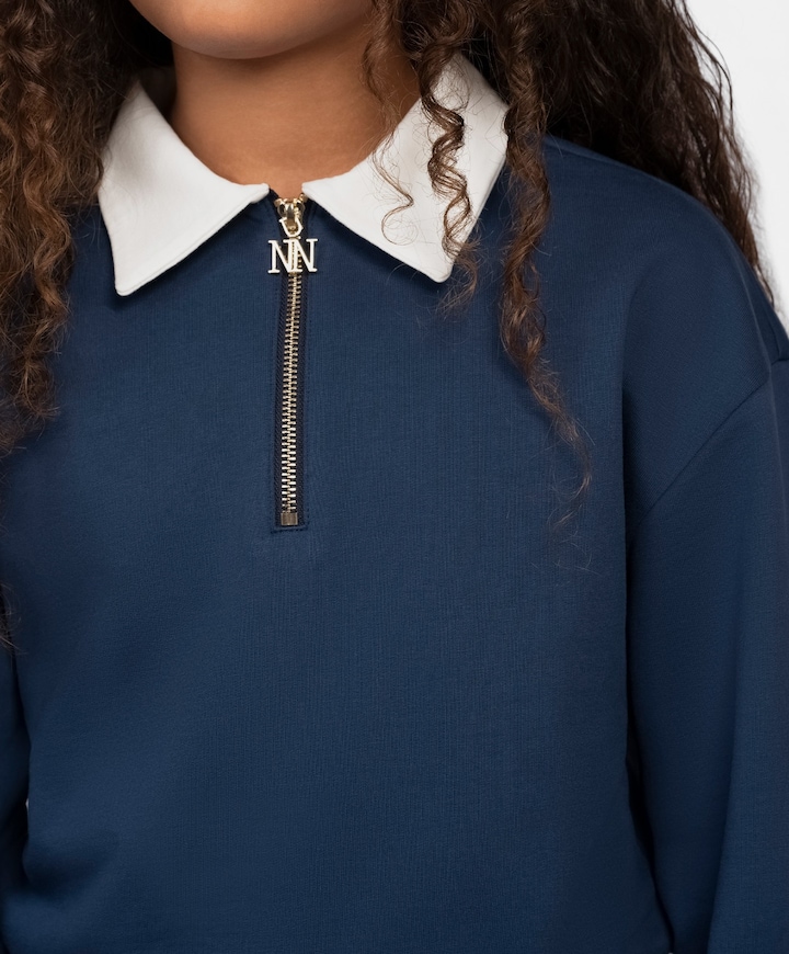 Meisjes trui blauw