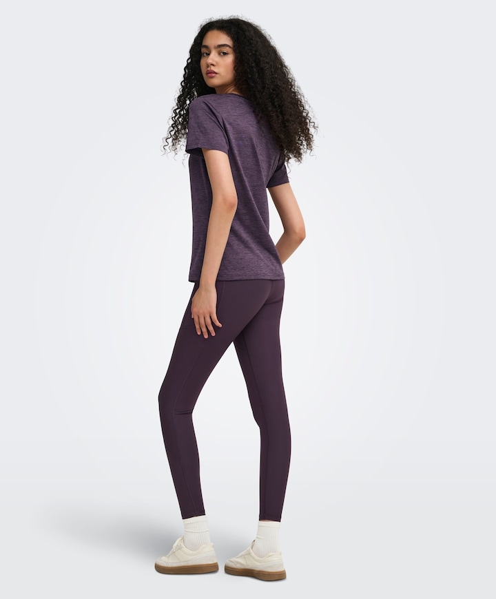 ONPJANA HW TRAINING dames tights paars