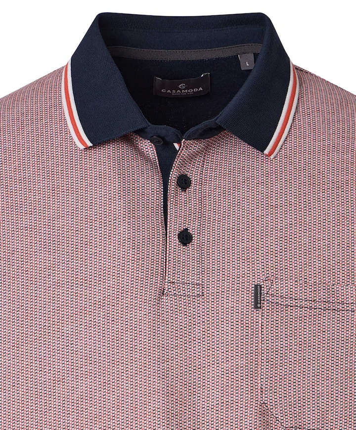 Heren polo rood