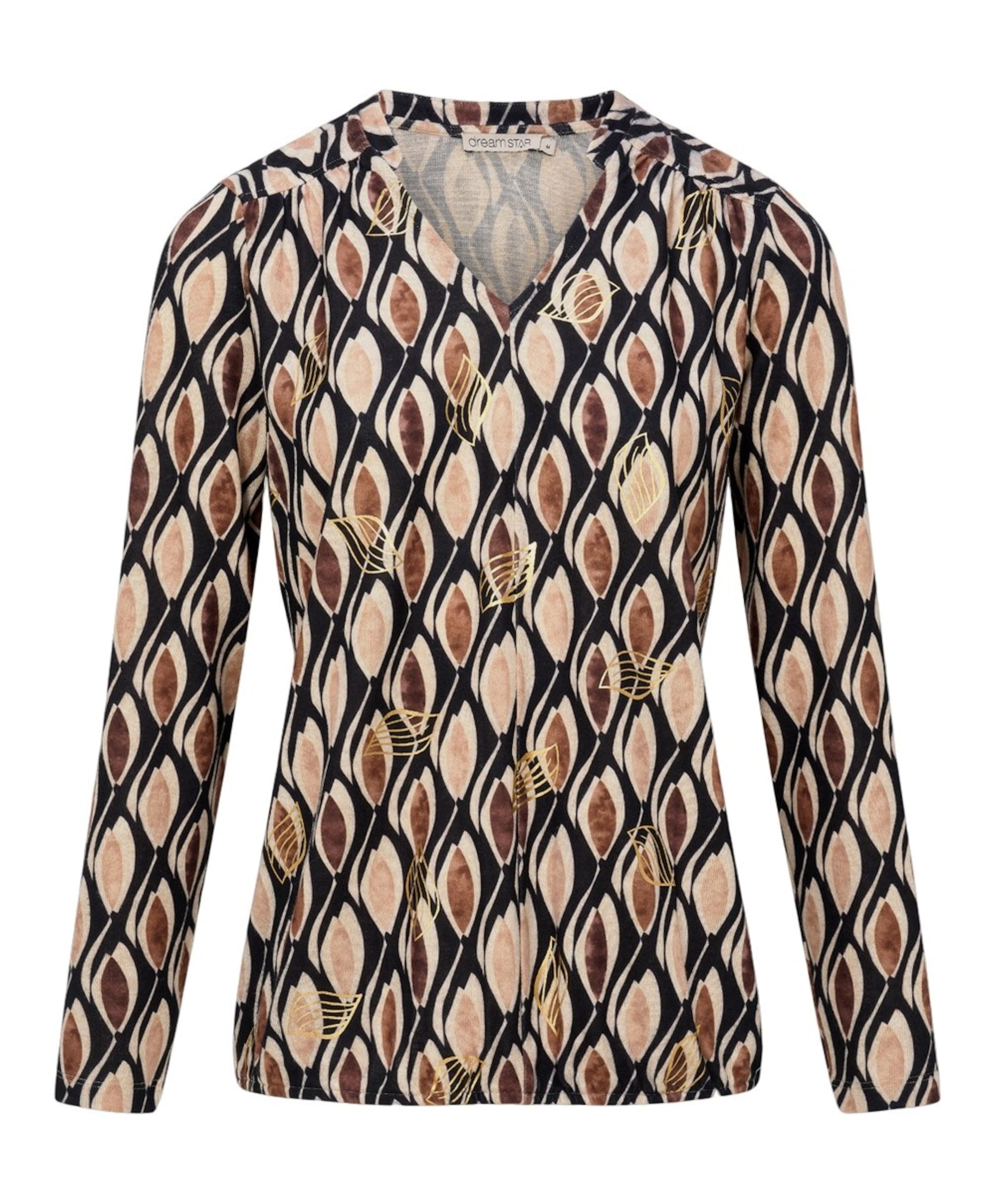 Dames longsleeve bruin