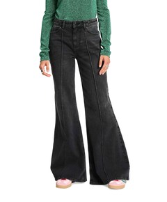 Flare Washed jeans zwart