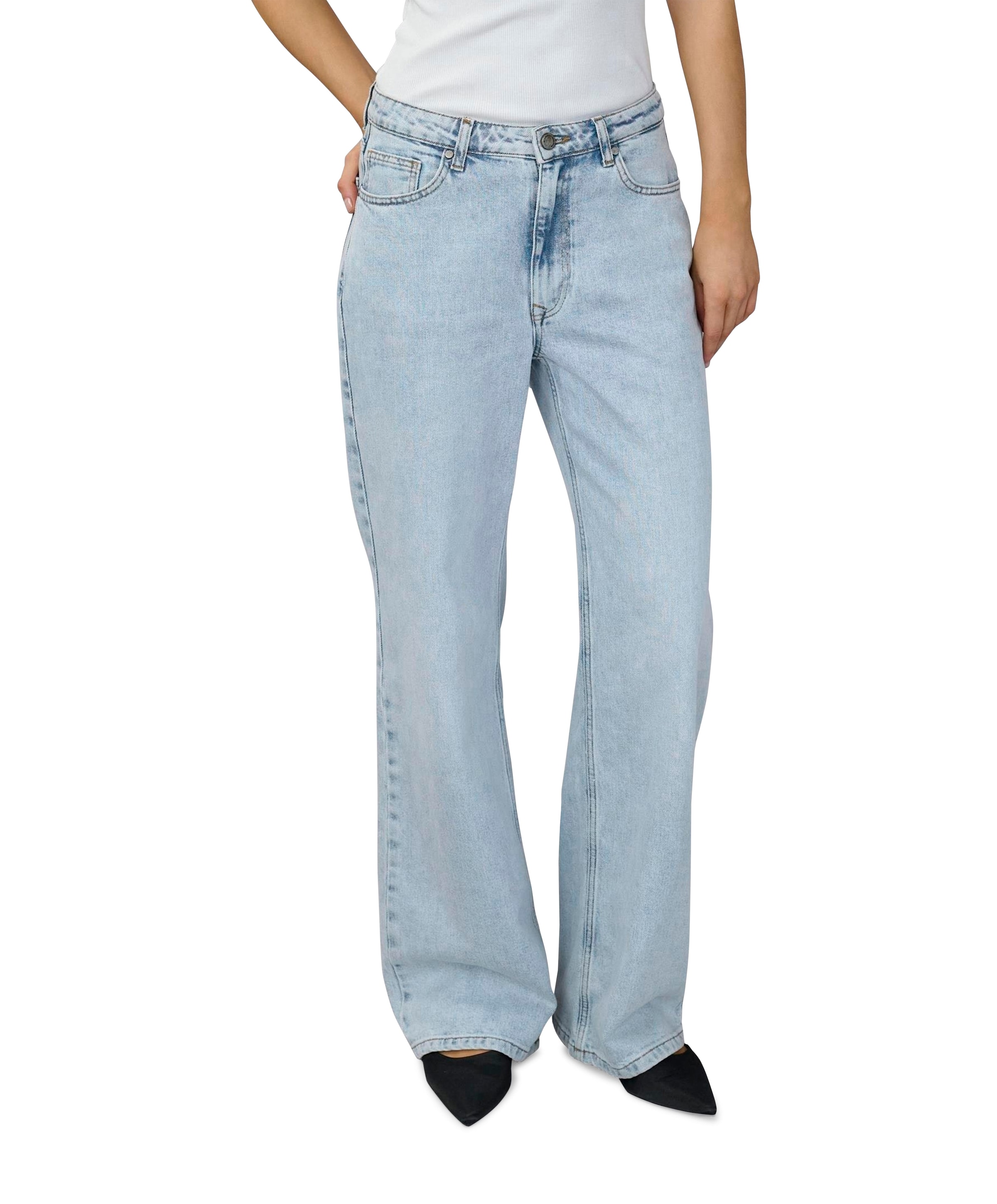 35 THE LOUIS 139 HIGH WIDE Y dames jeans blauw