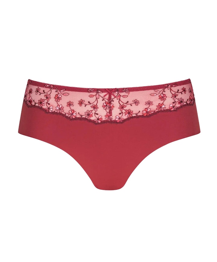 Dames short rood
