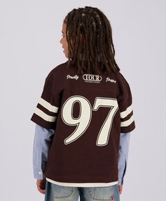 Jongens T-shirt bruin