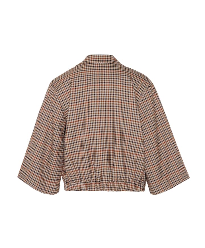 Dames blazer bruin