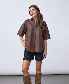 Dames blouse bruin