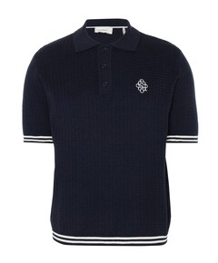 Heren polo blauw