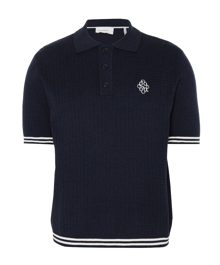 Heren polo blauw
