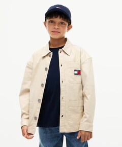 Jongens overhemd lange mouw beige