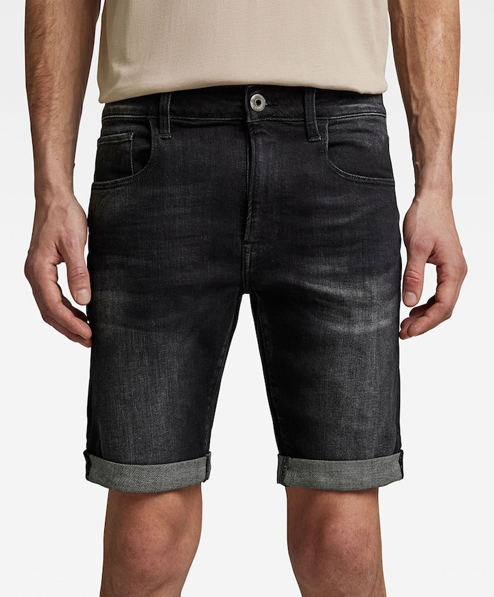 3301 Slim 1\2 heren korte broek grijs