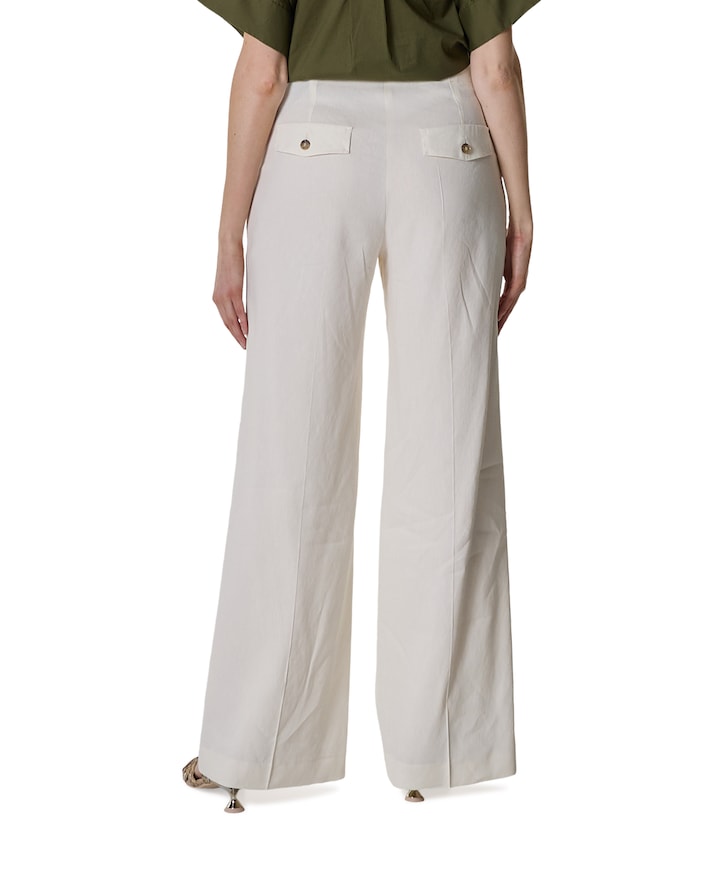WAUKEE dames pantalon ecru