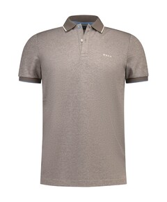Heren polo bruin