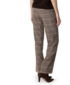 Jenny Wide Leg dames broek bruin