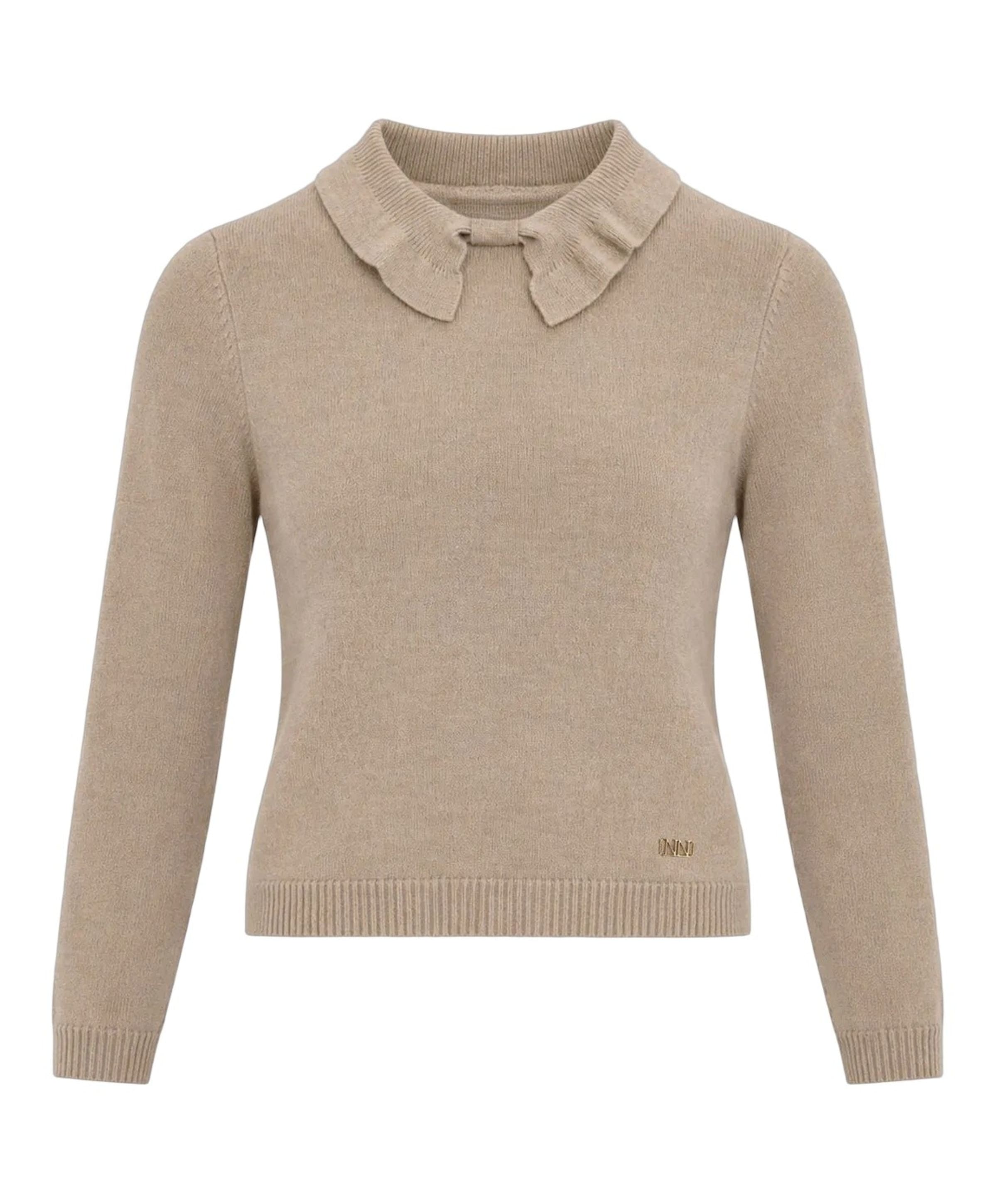 Meisjes polo beige