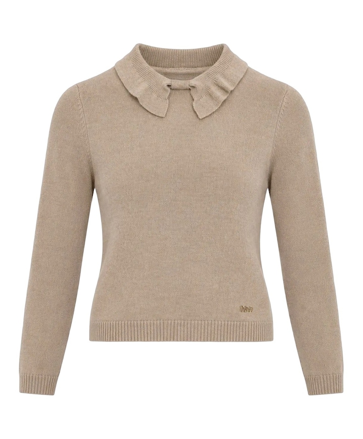Meisjes polo beige