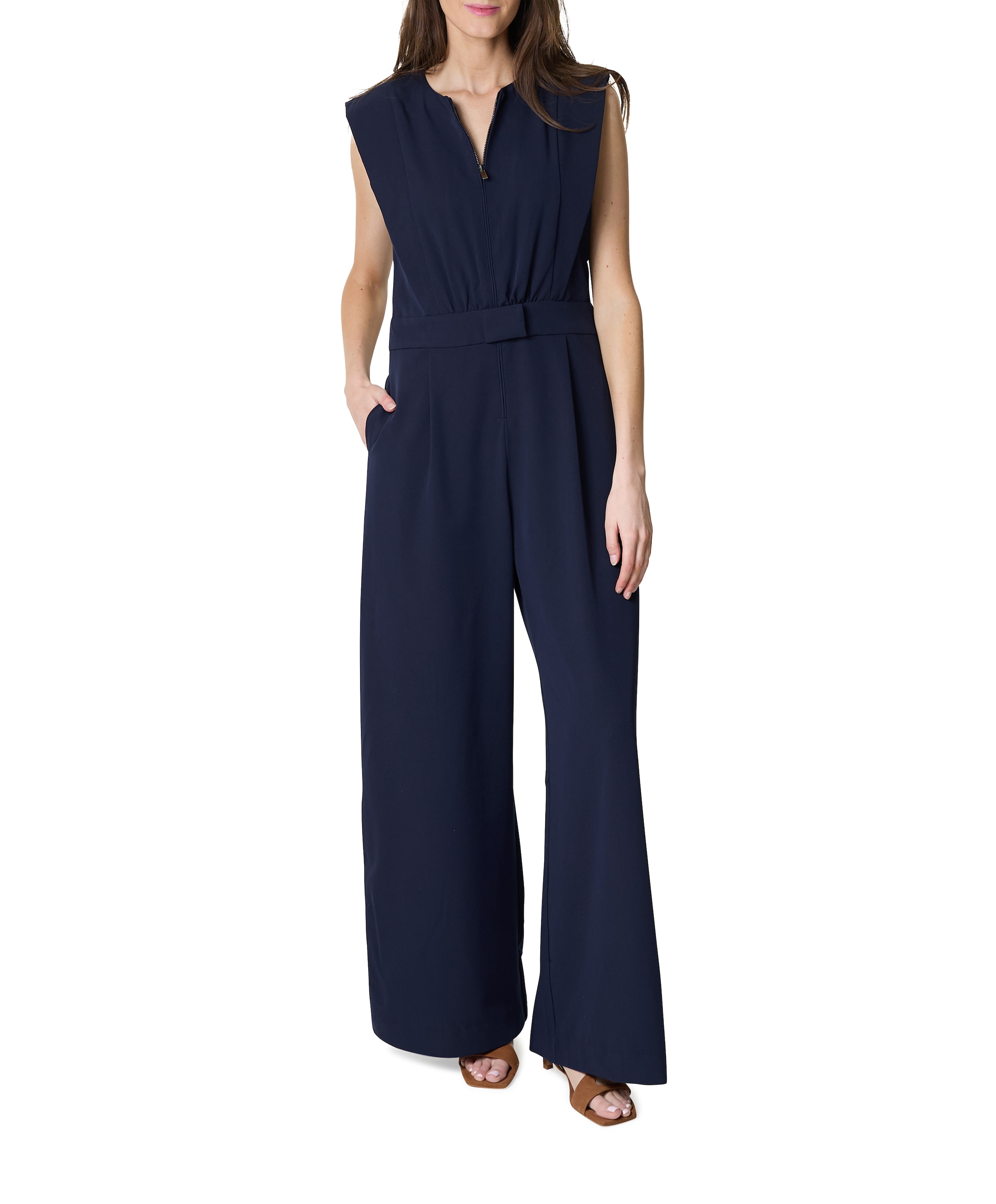 dames jumpsuit blauw
