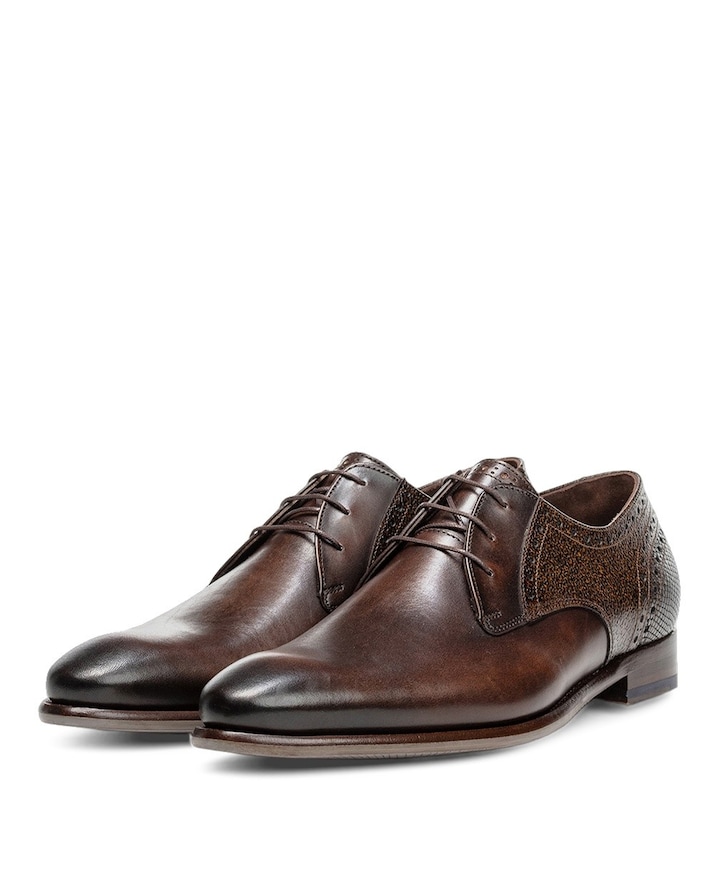 heren veterschoenen bruin