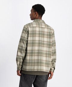 Overshirt lange mouw beige