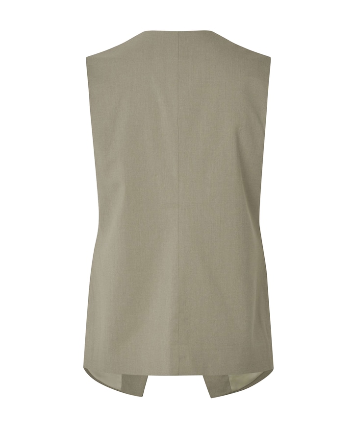 Dames gilet groen